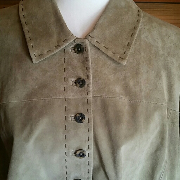 Coldwater Creek Leather Jacket - Picture 2 of 6